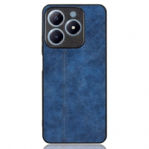 Hoesje Realme C63 Gestikt Leereffect
