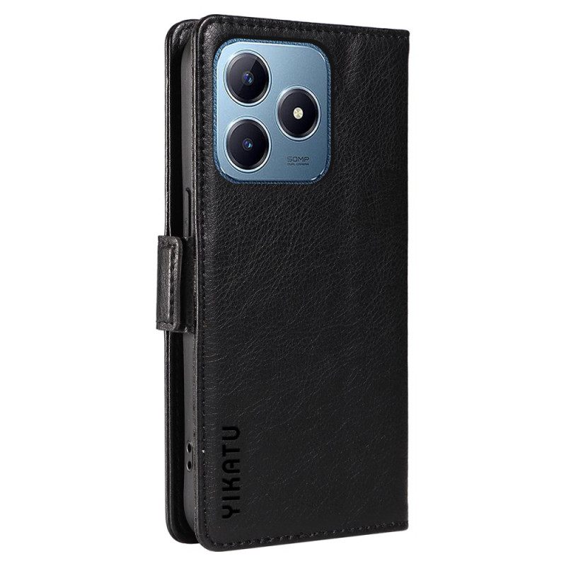 Leren Hoesje Realme C63 Vintage Yikatu Bescherming Hoesje