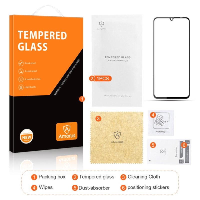 Screenprotector Van Gehard Glas Met Volledige Dekking Voor Realme Note 60x / C63 / C61 Amorus