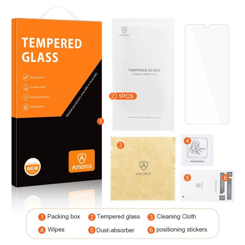 Screenprotector Van Gehard Glas Voor Realme Note 60x / C63 / C61