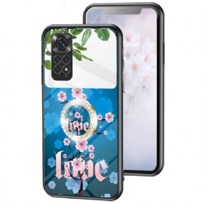 Hoesje voor Xiaomi Redmi Note 11 / 11S Spiegel Met Draaibare Ring
