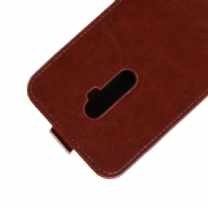 Cover voor Oppo Reno 10x Zoom Folio-hoesje Kunstleer Verticaal