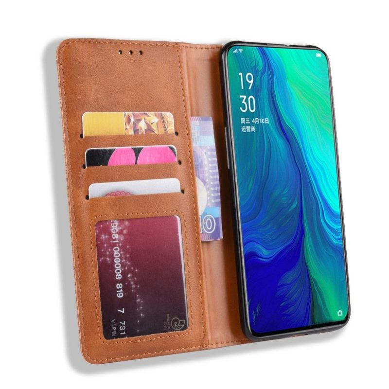Folio-hoesje voor Oppo Reno 10x Zoom De Lederen Stijl Cirénius