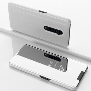 Hoesje voor Oppo Reno 10x Zoom Folio-hoesje Spiegeleffect