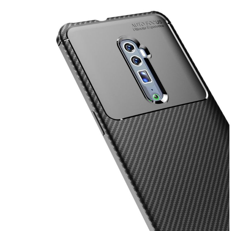 Hoesje voor Oppo Reno 10x Zoom Karbon Stijlvol