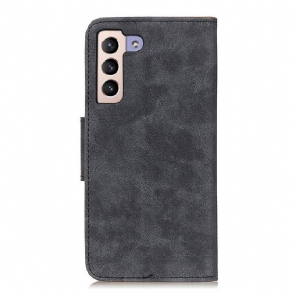 Cover voor Samsung Galaxy S22 Plus 5G Edouard Kunstleer Vintage