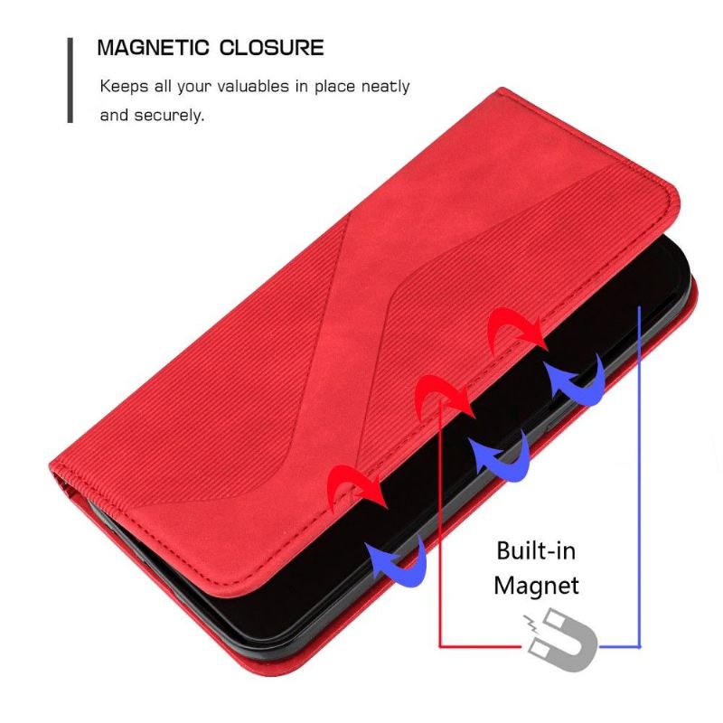 Flip Case voor Samsung Galaxy S22 Plus 5G S-vorm Zakelijk