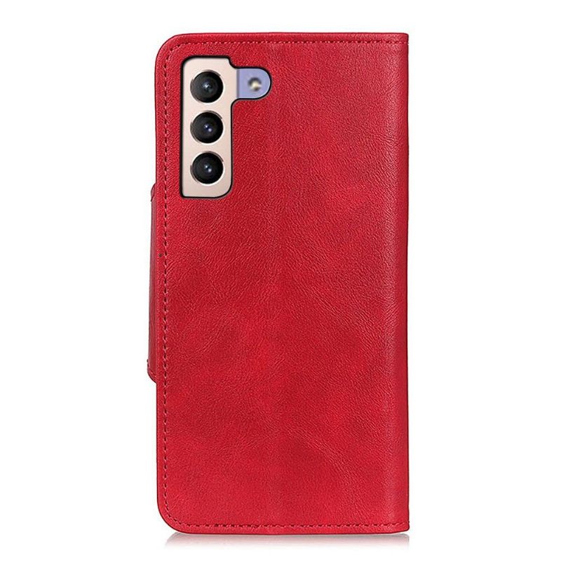 Folio-hoesje voor Samsung Galaxy S22 Plus 5G Volledig Beschermend Mat Kunstleer
