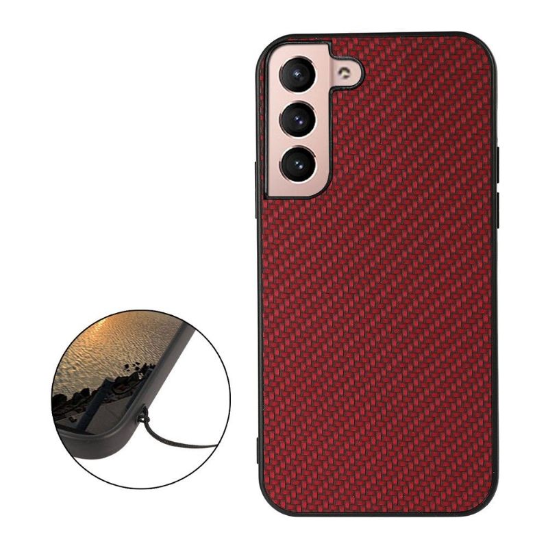 Hoesje voor Samsung Galaxy S22 Plus 5G Koolstofvezelstijl