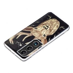 Hoesje voor Samsung Galaxy S22 Plus 5G Lichtgevende Eland