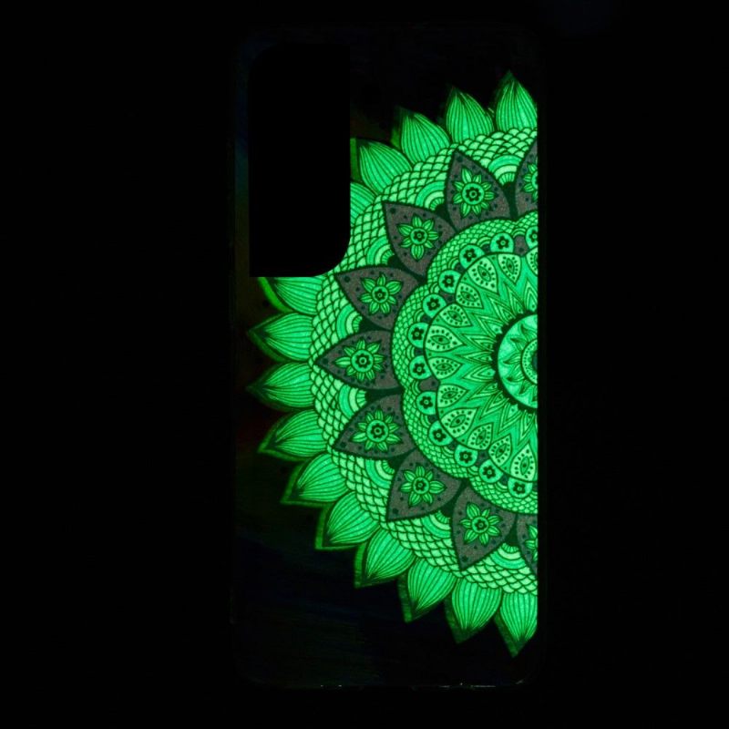 Hoesje voor Samsung Galaxy S22 Plus 5G Lichtgevende Kleurrijke Mandala