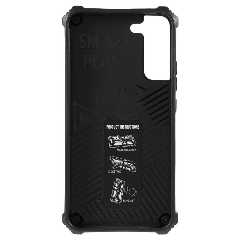 Hoesje voor Samsung Galaxy S22 Plus 5G Ondersteuningsfunctie Voor Militaire Camouflage