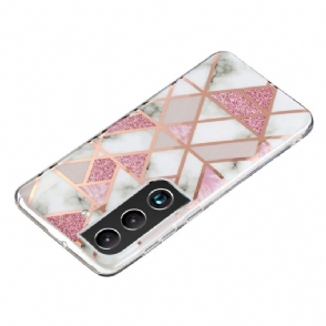 Hoesje voor Samsung Galaxy S22 Plus 5G Siliconen Geometrie