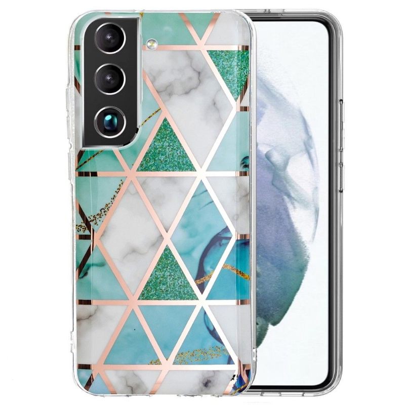 Hoesje voor Samsung Galaxy S22 Plus 5G Siliconen Geometrie