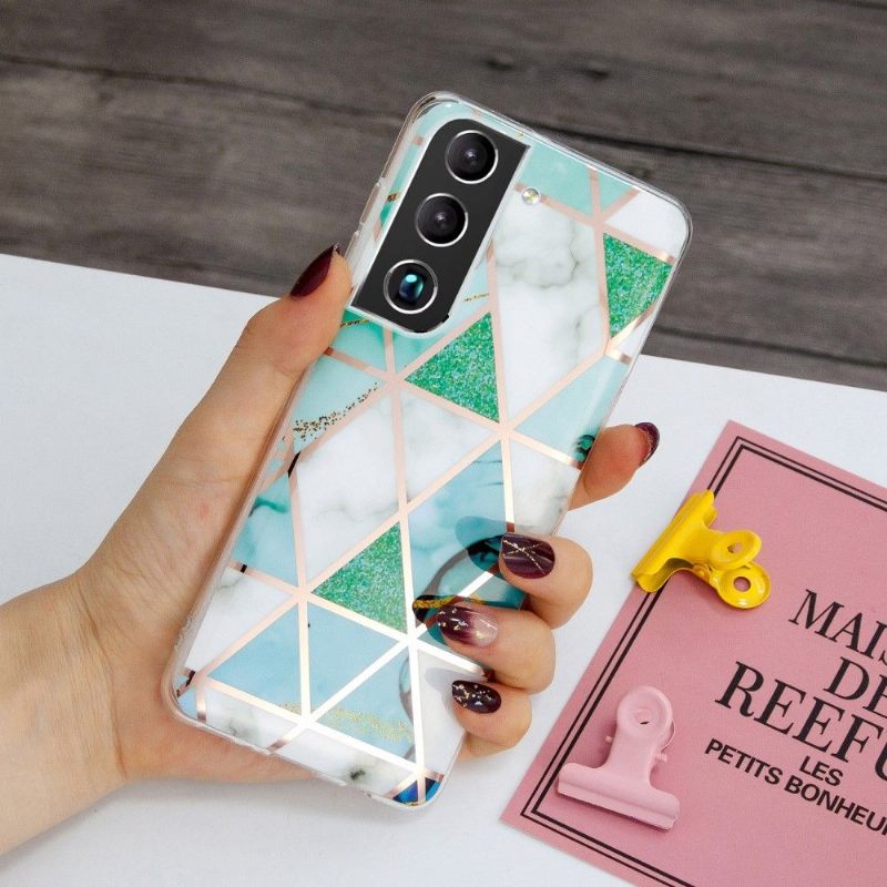 Hoesje voor Samsung Galaxy S22 Plus 5G Siliconen Geometrie