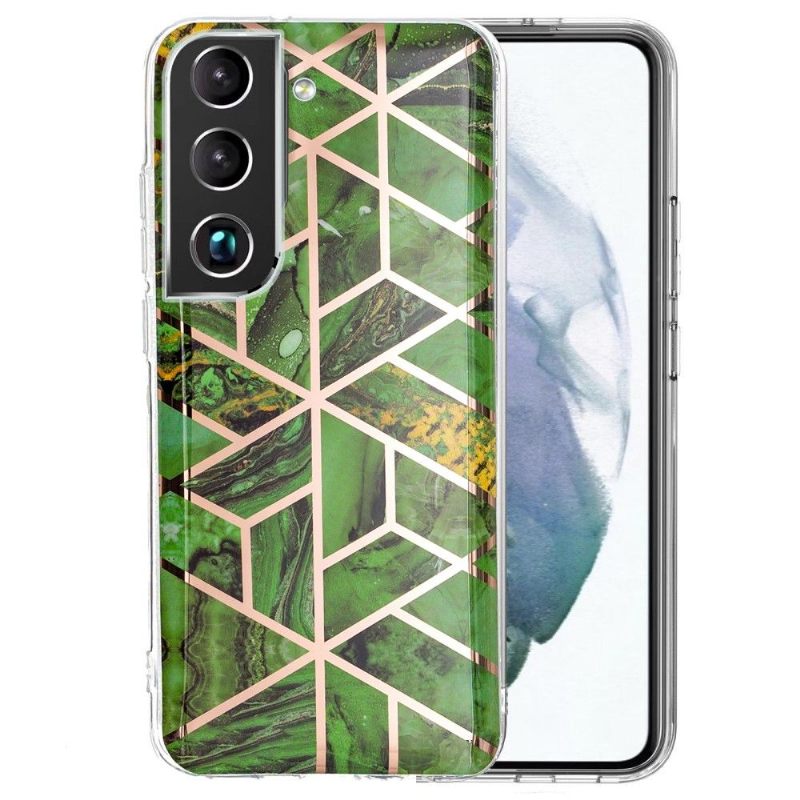Hoesje voor Samsung Galaxy S22 Plus 5G Siliconen Geometrie