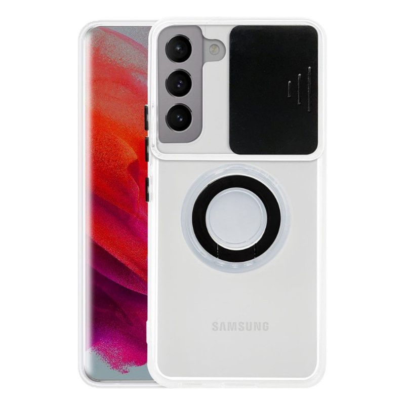 Telefoonhoesje voor Samsung Galaxy S22 Plus 5G Bescherming Met Ring En Camera Cover
