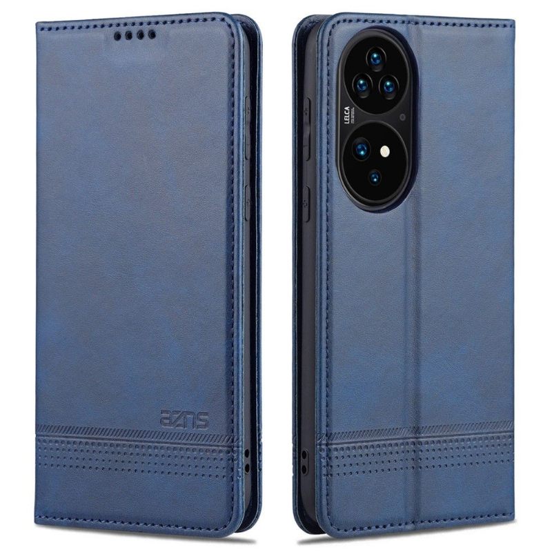 Case voor Huawei P50 Pro Portemonnee Leren Azns Kunstleer