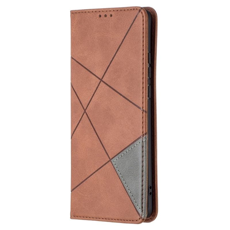Folio-hoesje voor Huawei P50 Pro Célinia Style Lederen Kaarthouder