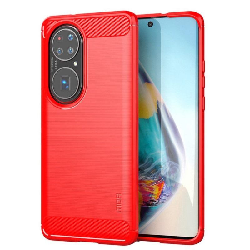 Hoesje voor Huawei P50 Pro Anti-fall Mofi Geborsteld Effect