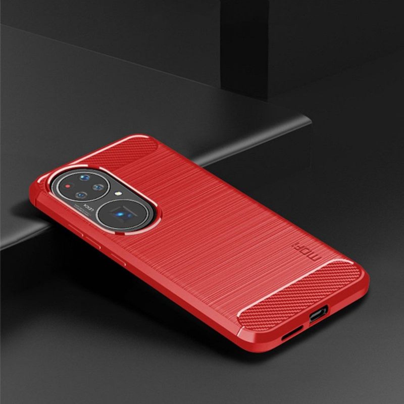 Hoesje voor Huawei P50 Pro Anti-fall Mofi Geborsteld Effect
