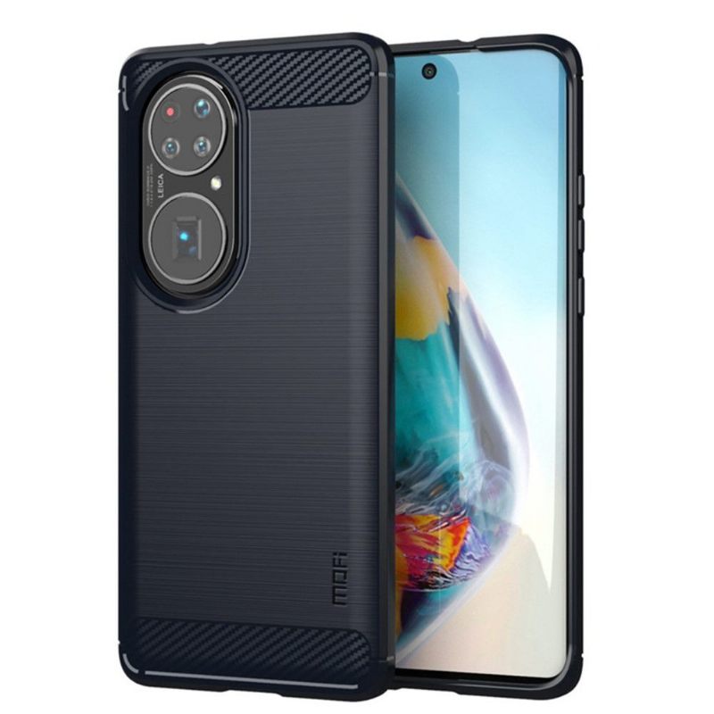 Hoesje voor Huawei P50 Pro Anti-fall Mofi Geborsteld Effect