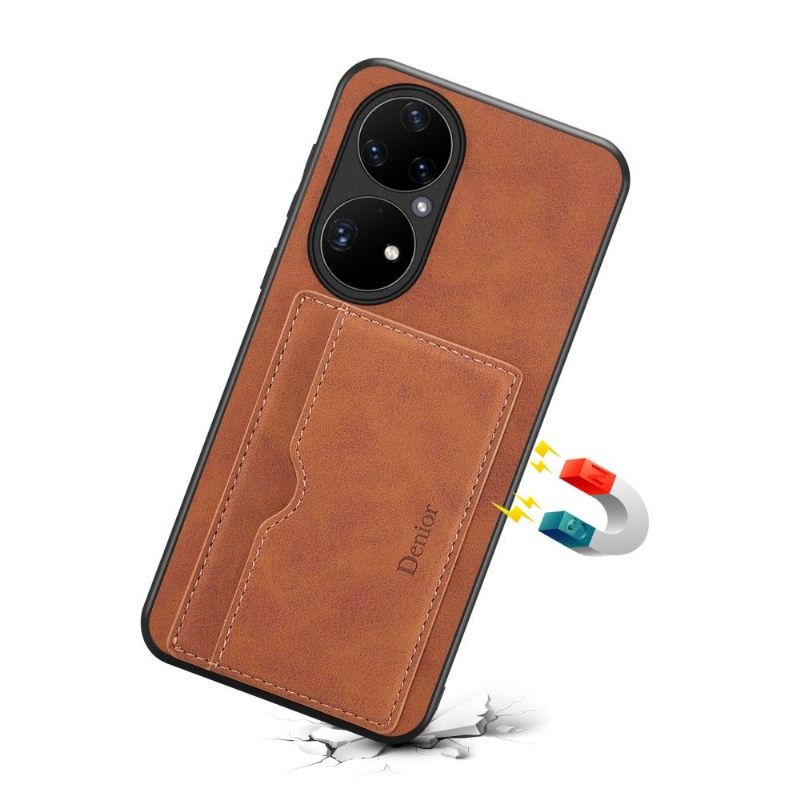 Telefoonhoesje voor Huawei P50 Pro Denior-kaarthouder