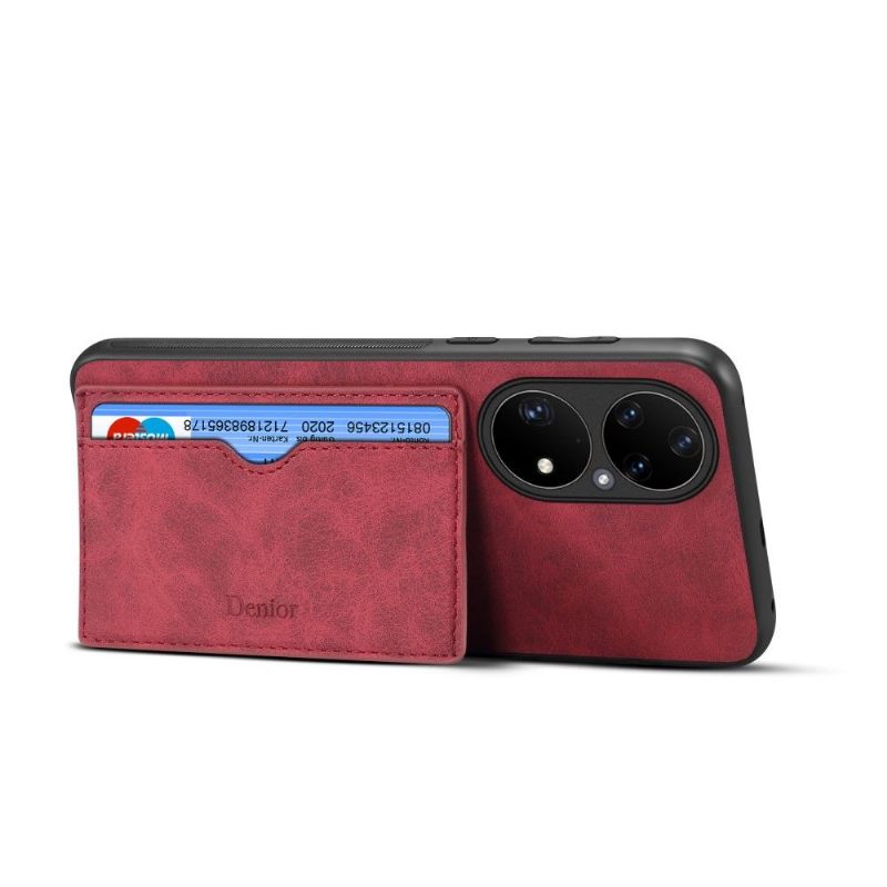 Telefoonhoesje voor Huawei P50 Pro Denior-kaarthouder