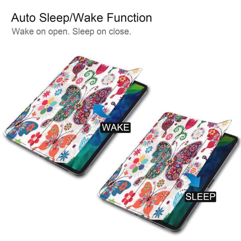 Cover iPad Pro 11 (2020) Slimme Vlinders En Bloemen