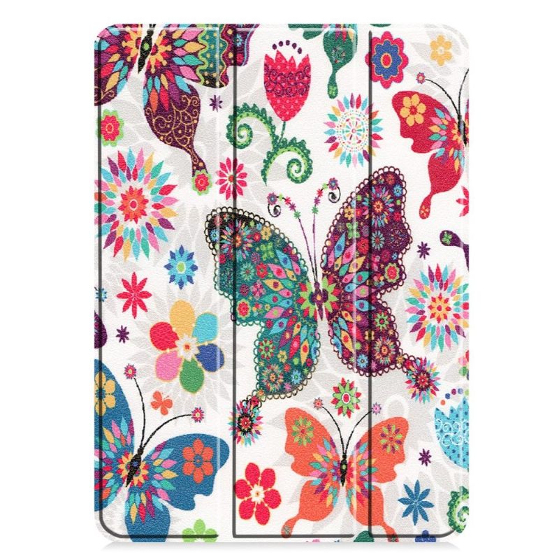 Cover iPad Pro 11 (2020) Slimme Vlinders En Bloemen
