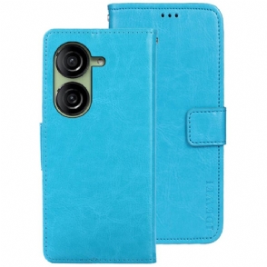 Folio-hoesje Asus Zenfone 10 Telefoonhoesje Idewei Retro Kunstleer