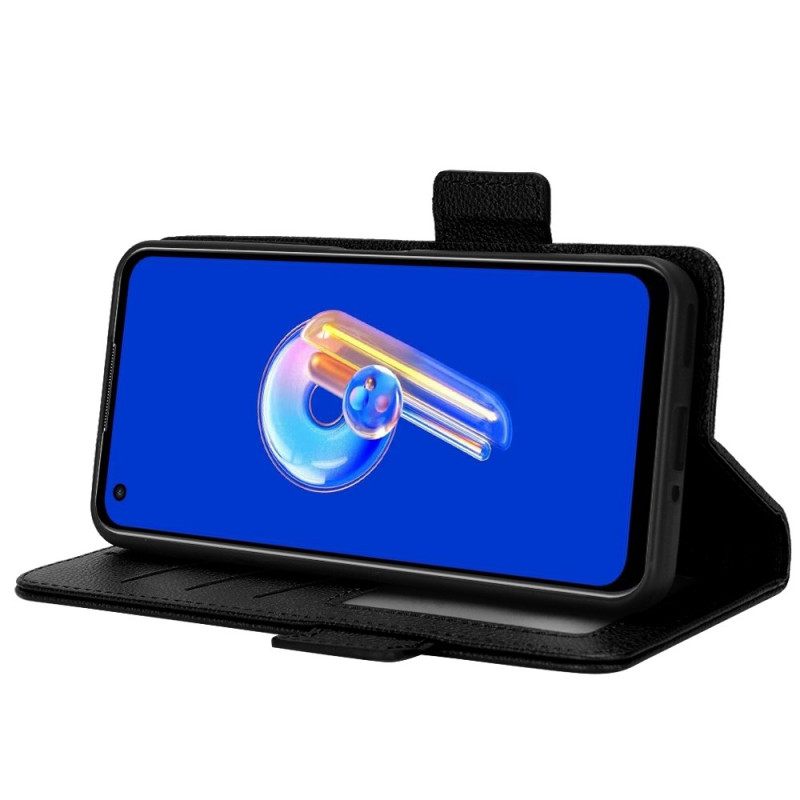 Folio-hoesje Asus Zenfone 10 Telefoonhoesje Lychee Leerstijl