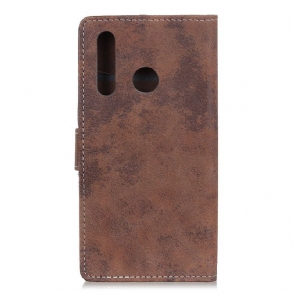 Cover voor Huawei P40 Lite E Cyrius Kunstleer Vintage