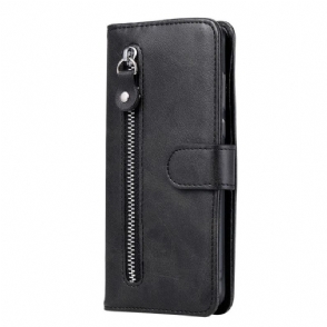 Flip Case voor Huawei P40 Lite E Zak Met Rits