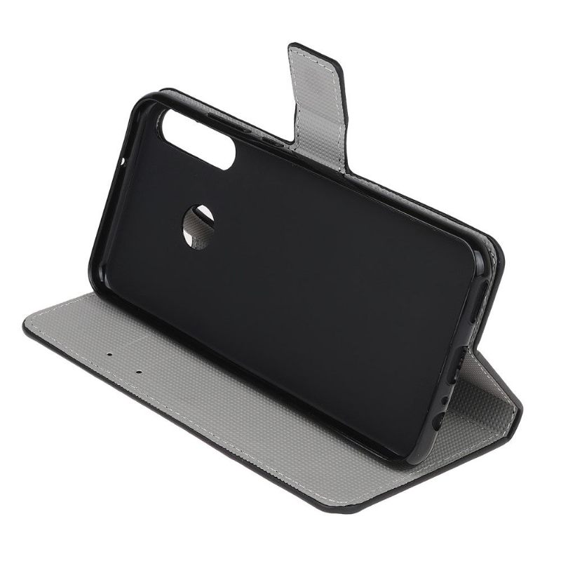 Folio-hoesje voor Huawei P40 Lite E Anti-fall Japanse Abrikoos