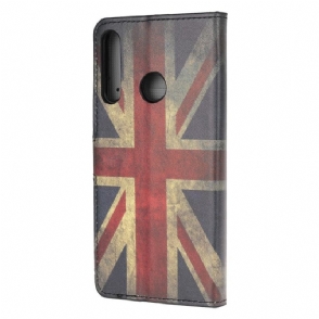 Folio-hoesje voor Huawei P40 Lite E Vintage Engelse Vlag