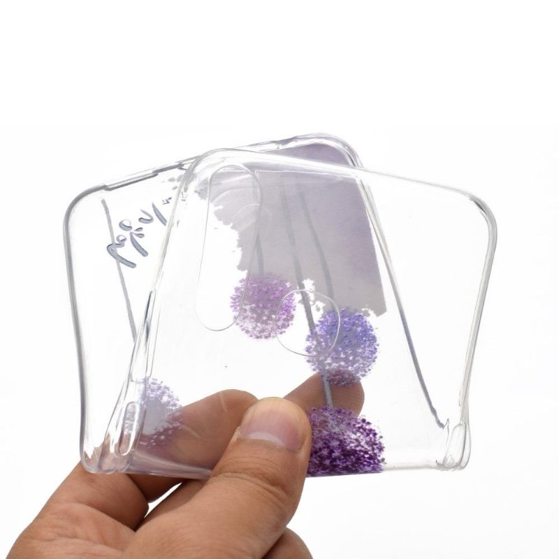 Hoesje voor Huawei P40 Lite E Transparante Paardebloemen