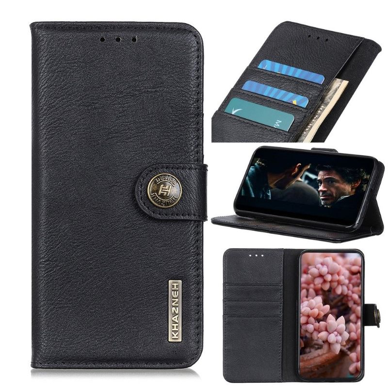 Leren Hoesje voor Huawei P40 Lite E Bescherming Khazneh Leereffect
