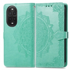 Flip Case Leren Huawei Nova 13 Pro Barok Mandala