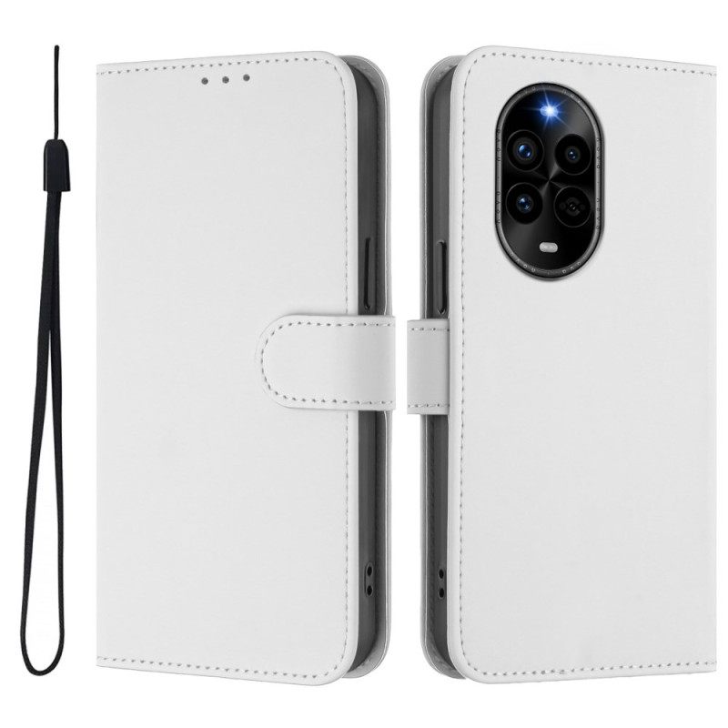 Leren Hoesje Huawei Nova 13 Pro Effen Bescherming Hoesje