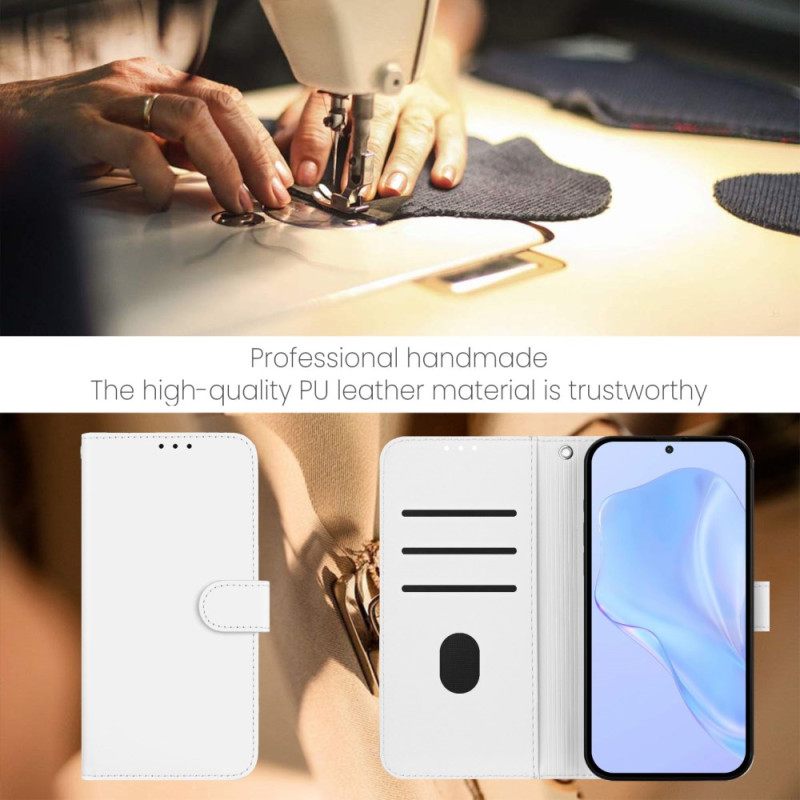 Leren Hoesje Huawei Nova 13 Pro Effen Bescherming Hoesje