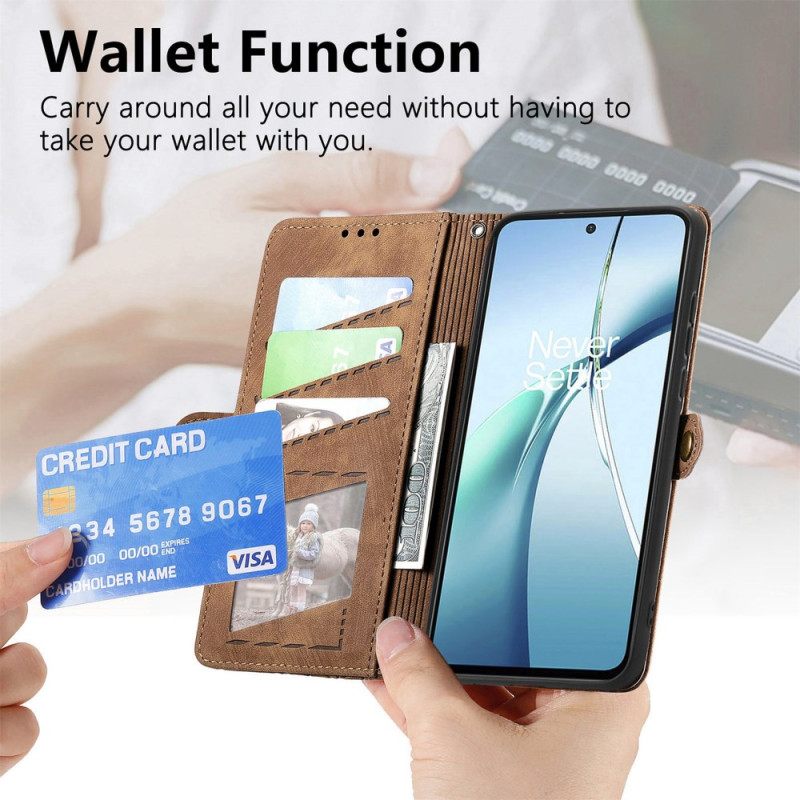 Leren Hoesje Huawei Nova 13 Pro Portemonnee Met Rits