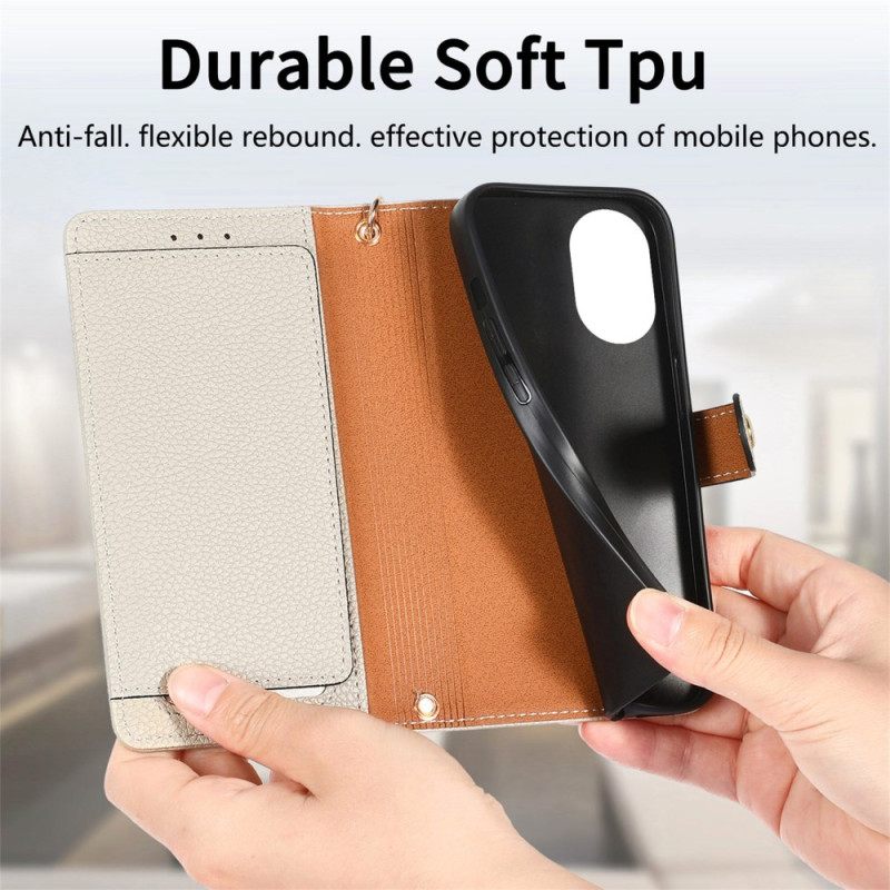 Leren Hoesje Voor Huawei Nova 13 Pro Hartvormig Ontwerp Rfid-bescherming