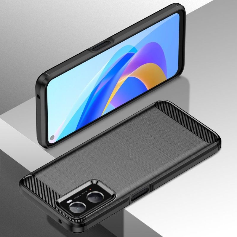 Telefoonhoesje voor Realme 9i Bescherming Geborsteld Siliconeneffect
