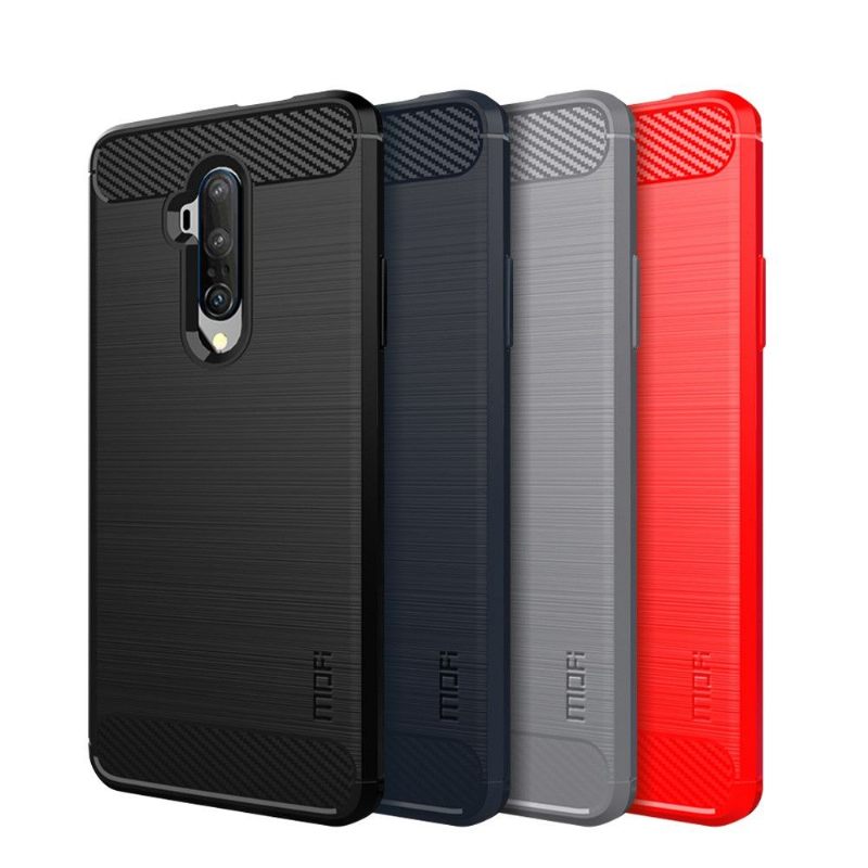 Hoesje voor OnePlus 7T Pro Geborsteld Effect Mofi