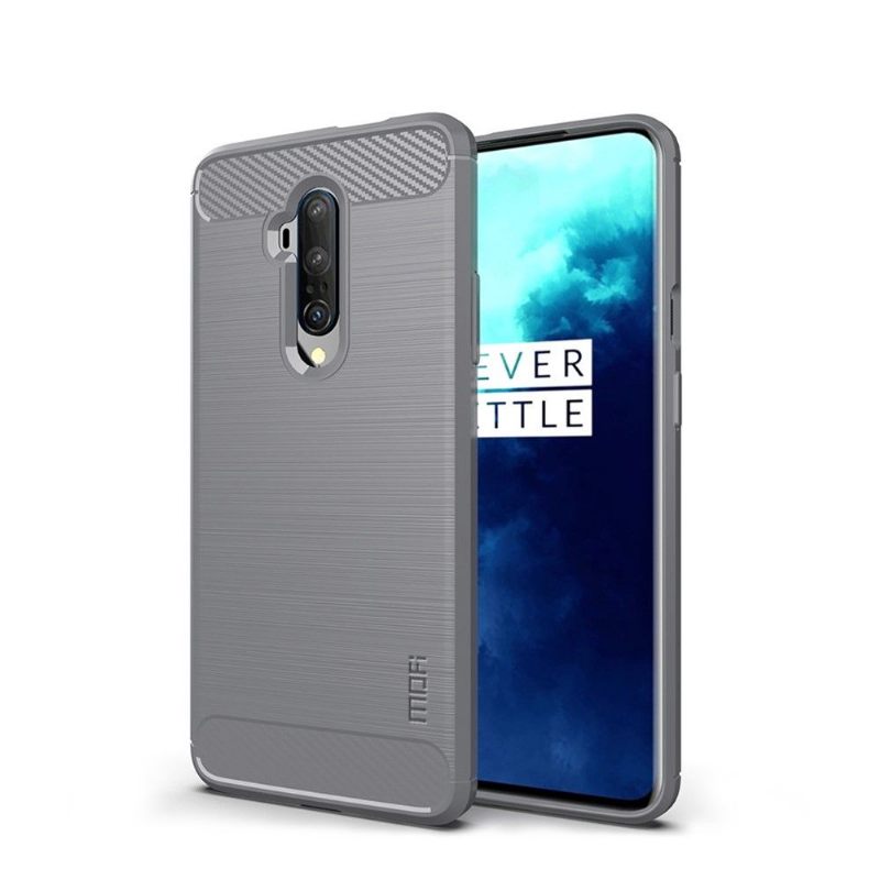 Hoesje voor OnePlus 7T Pro Geborsteld Effect Mofi