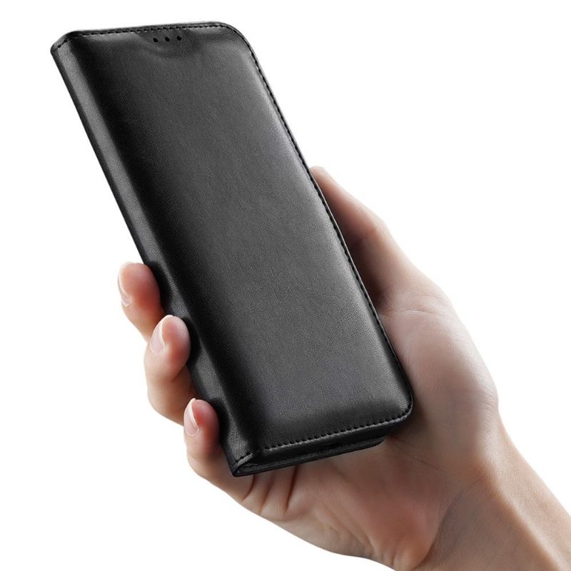 Leren Hoesje voor OnePlus 7T Pro Kado-serie Zwart Kunstleer