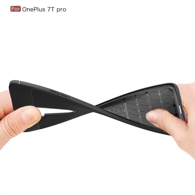 Telefoonhoesje voor OnePlus 7T Pro Bescherming Gelafwerking Met Korrels