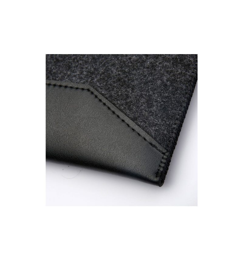 Macbook Pro / Air 13 Inch Vilt En Kunstleren Tas