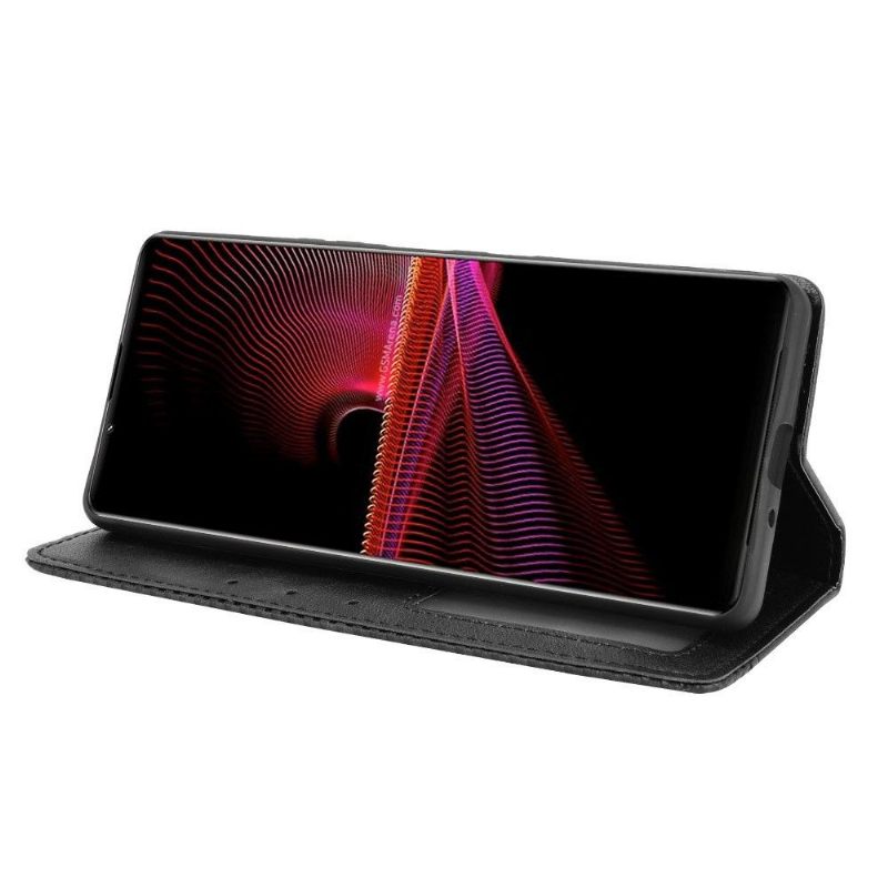 Case voor Sony Xperia 1 III Bescherming Leer In Cirénius-stijl